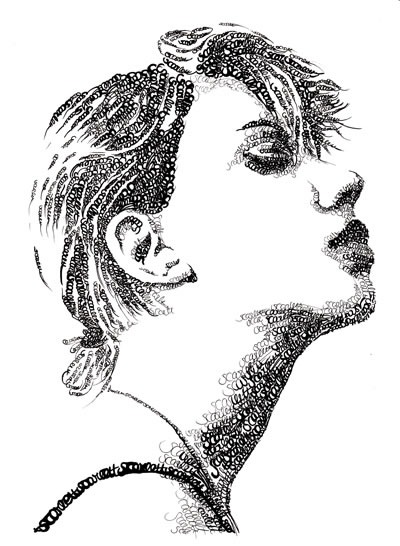 Amazing Typographic Portraits | Amusing Planet